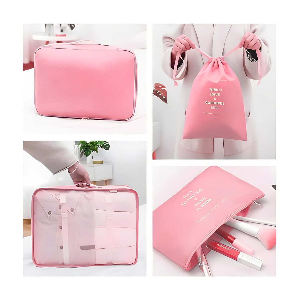 Miniatura 8 de bolsas de viaje x 8 piezas extrafuerte